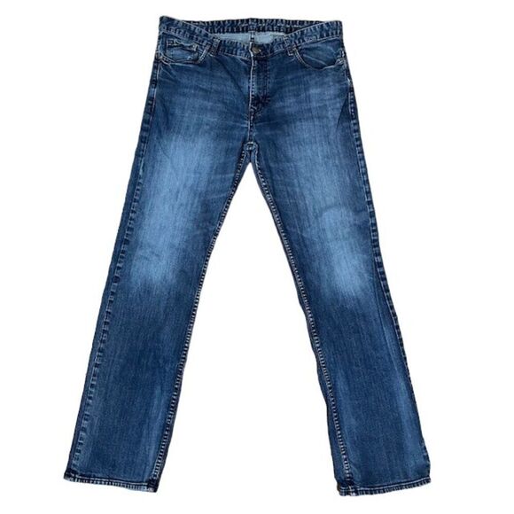 Calvin Klein Men's Jeans Medium Wash Blue Straight Leg Size  36x34 - Picture 1 of 10
